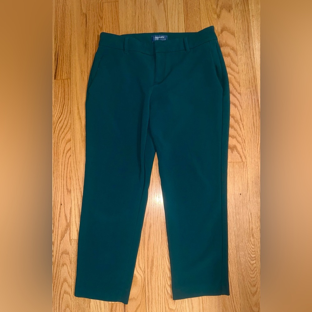 Old Navy Dark Green Pants 8